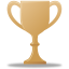 Bronze trophy