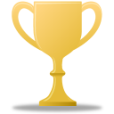 Gold trophy