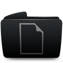 Black folder documents