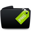 Black png folder