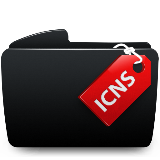 Icns folder black