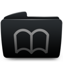 Bookmarks folder black