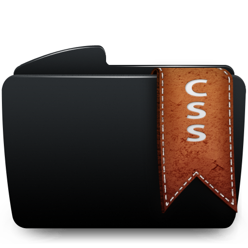 Css folder black