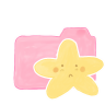 Starry candy folder