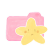 Starry candy folder