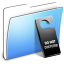 Disturb not smooth folder aqua do