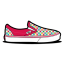 Vans retro dots magenta