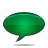 Green speech bubble