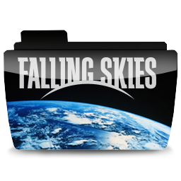 Folder falling tv skies