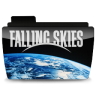 Folder falling tv skies