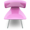 Pink seat chair