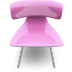 Pink seat chair