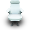 Whitevinil seat chair