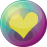 Heart yellow