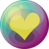 Heart yellow