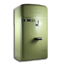 Vintage fridge green