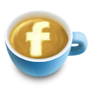 Coffee cup facebook latte