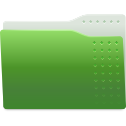 Green folder places