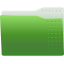 Green folder places