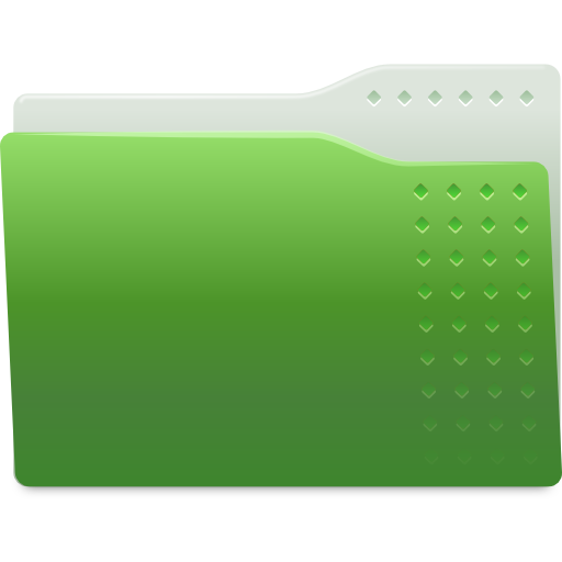 Green folder places