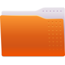 Orange folder places