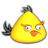 Angry yellow bird