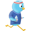 Twitter jogger bird