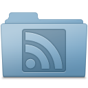 Blue folder rss