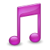 Purple music sidebar