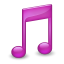 Purple music sidebar