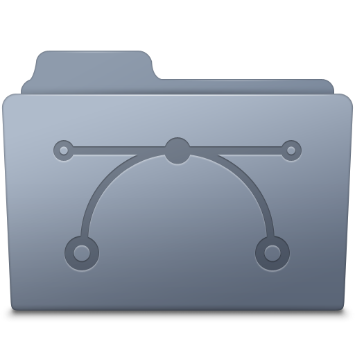 Vector folder graphite