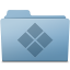 Windows folder blue apple logofolder apple