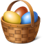 Egg basket easter