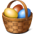 Egg basket easter