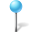 Map marker ball azure