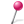 Map marker ball right pink