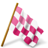 Map marker chequered flag right