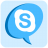 Skype social logo