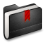 Bookmark black folder