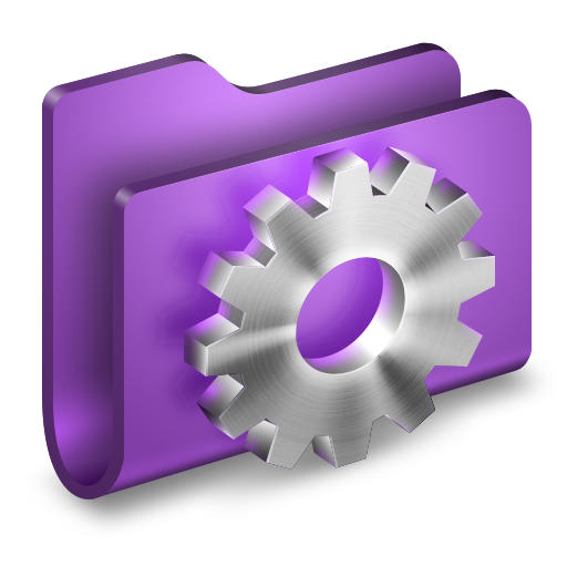 Developer purple folder