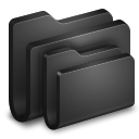 Folders black folder