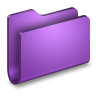 Generic purple folder