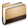 Library brown folder