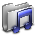 Audio sound music metal folder