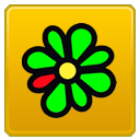 Icq network internet social logo