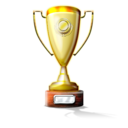 Prize trophy star award