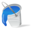 Color fill bucket paint blue