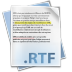 Filetype rtf