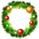 Candy wreath christmas