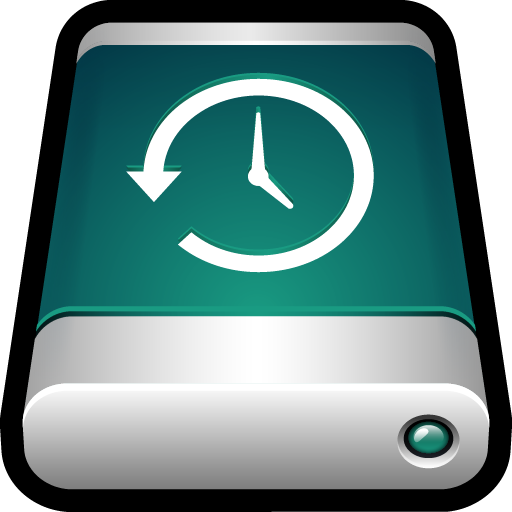 Device external drive time machine